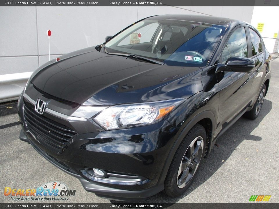 2018 Honda HR-V EX AWD Crystal Black Pearl / Black Photo #9
