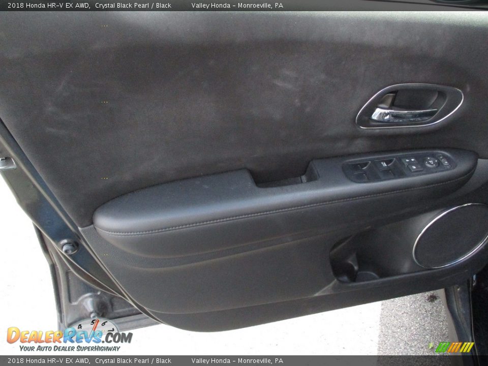 2018 Honda HR-V EX AWD Crystal Black Pearl / Black Photo #10