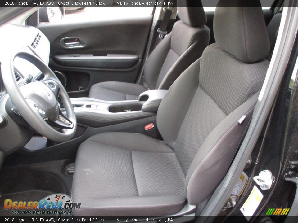 2018 Honda HR-V EX AWD Crystal Black Pearl / Black Photo #11