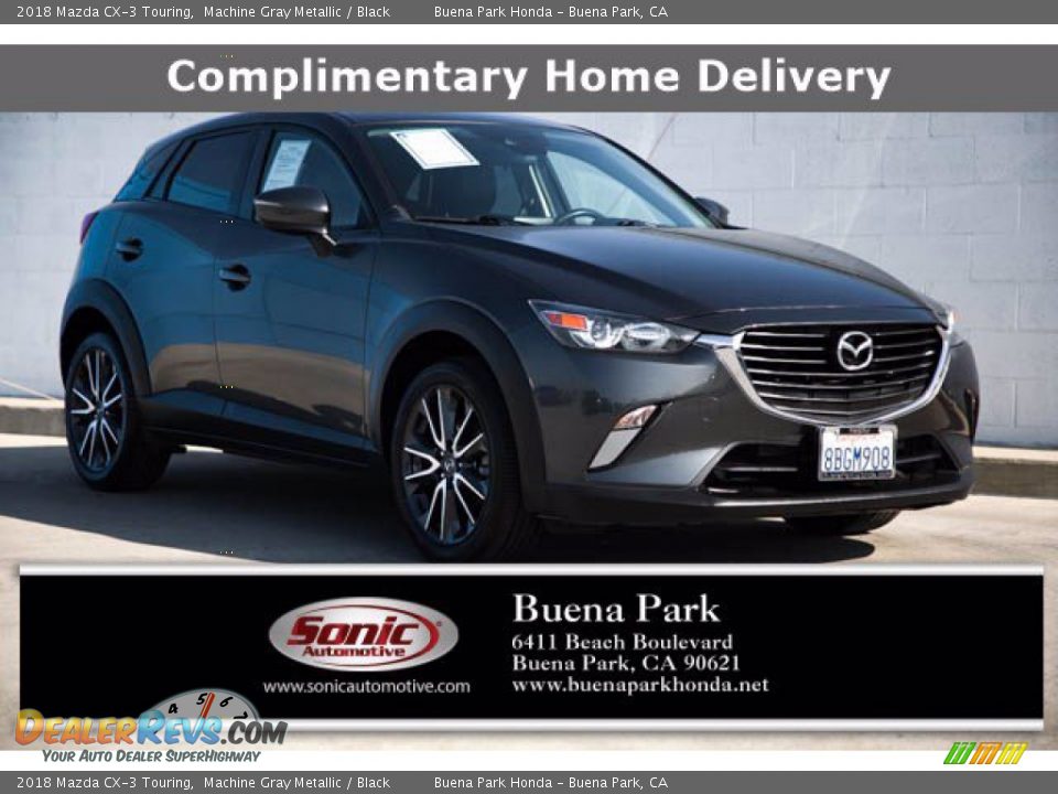 2018 Mazda CX-3 Touring Machine Gray Metallic / Black Photo #1