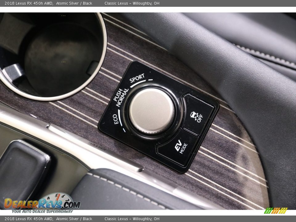 2018 Lexus RX 450h AWD Atomic Silver / Black Photo #19