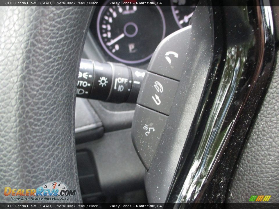 2018 Honda HR-V EX AWD Crystal Black Pearl / Black Photo #17