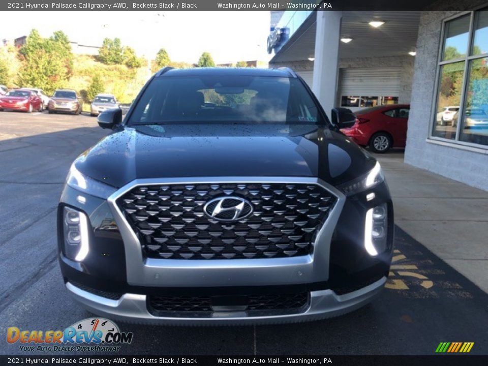 2021 Hyundai Palisade Calligraphy AWD Becketts Black / Black Photo #2