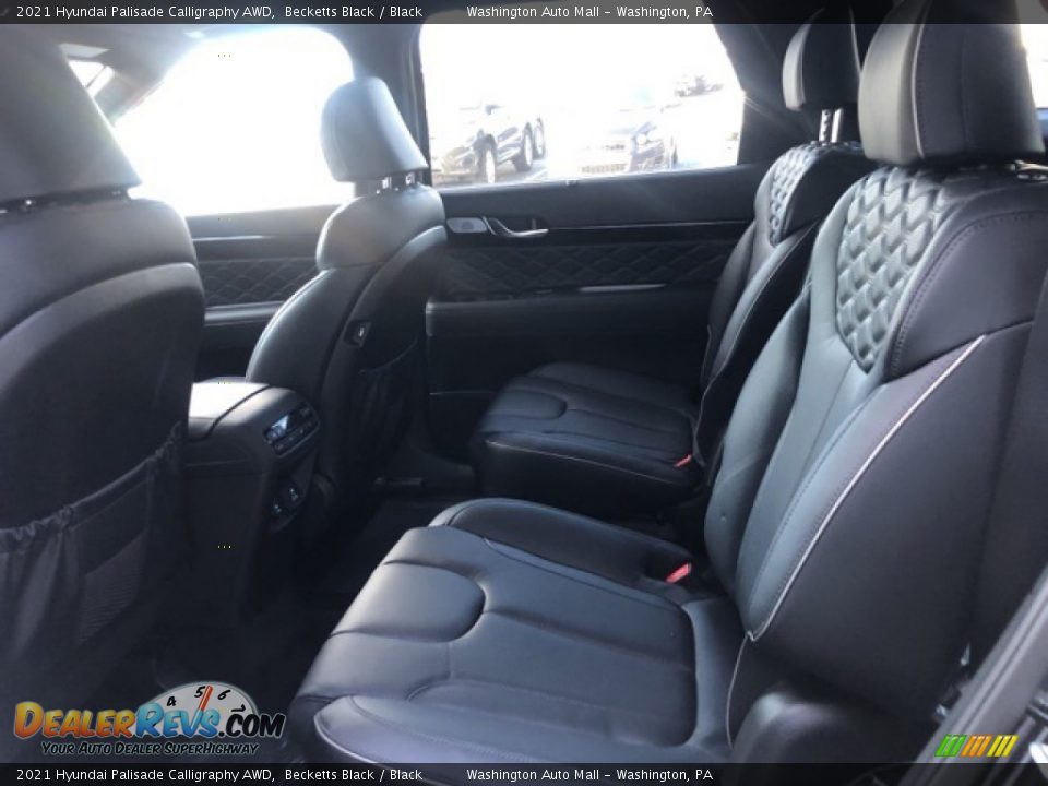 2021 Hyundai Palisade Calligraphy AWD Becketts Black / Black Photo #6