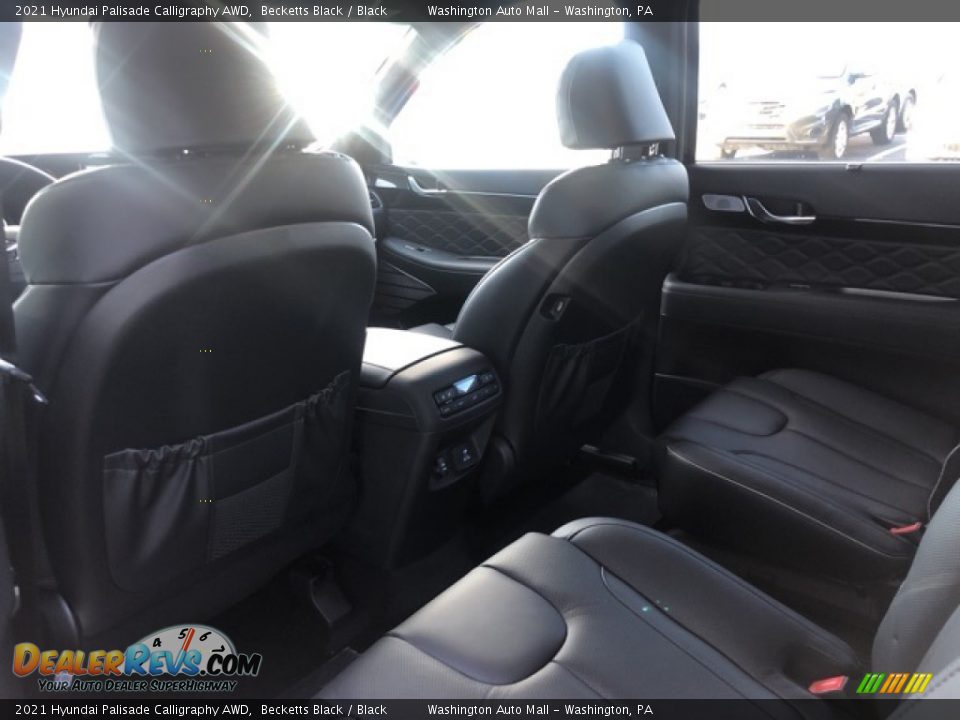 2021 Hyundai Palisade Calligraphy AWD Becketts Black / Black Photo #7
