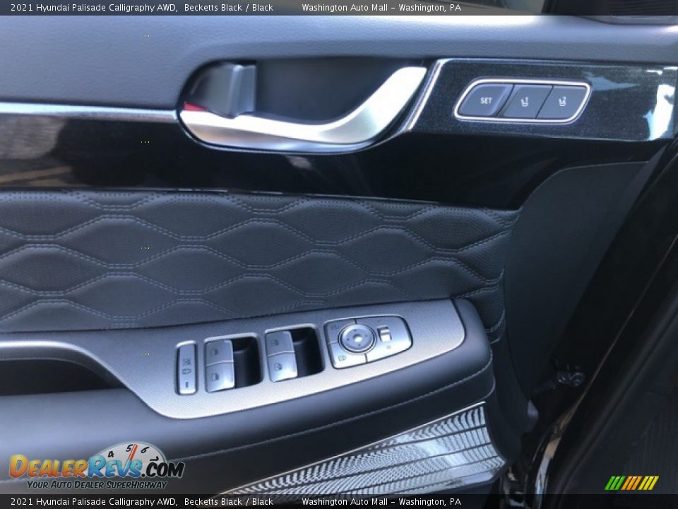2021 Hyundai Palisade Calligraphy AWD Becketts Black / Black Photo #11
