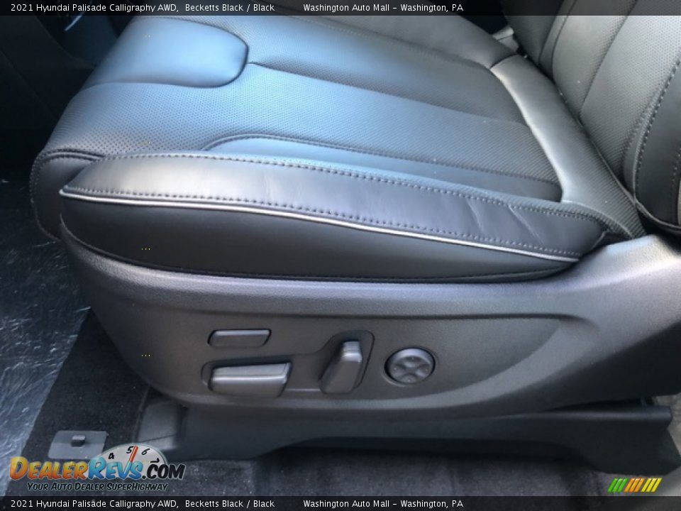 2021 Hyundai Palisade Calligraphy AWD Becketts Black / Black Photo #12