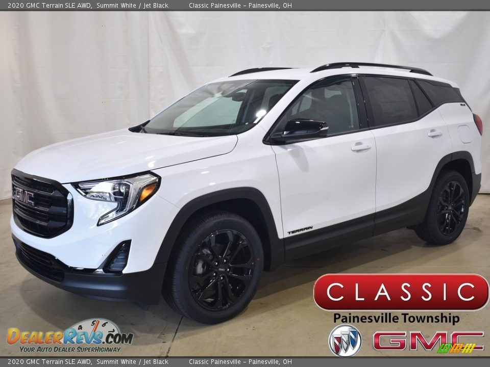 2020 GMC Terrain SLE AWD Summit White / Jet Black Photo #1