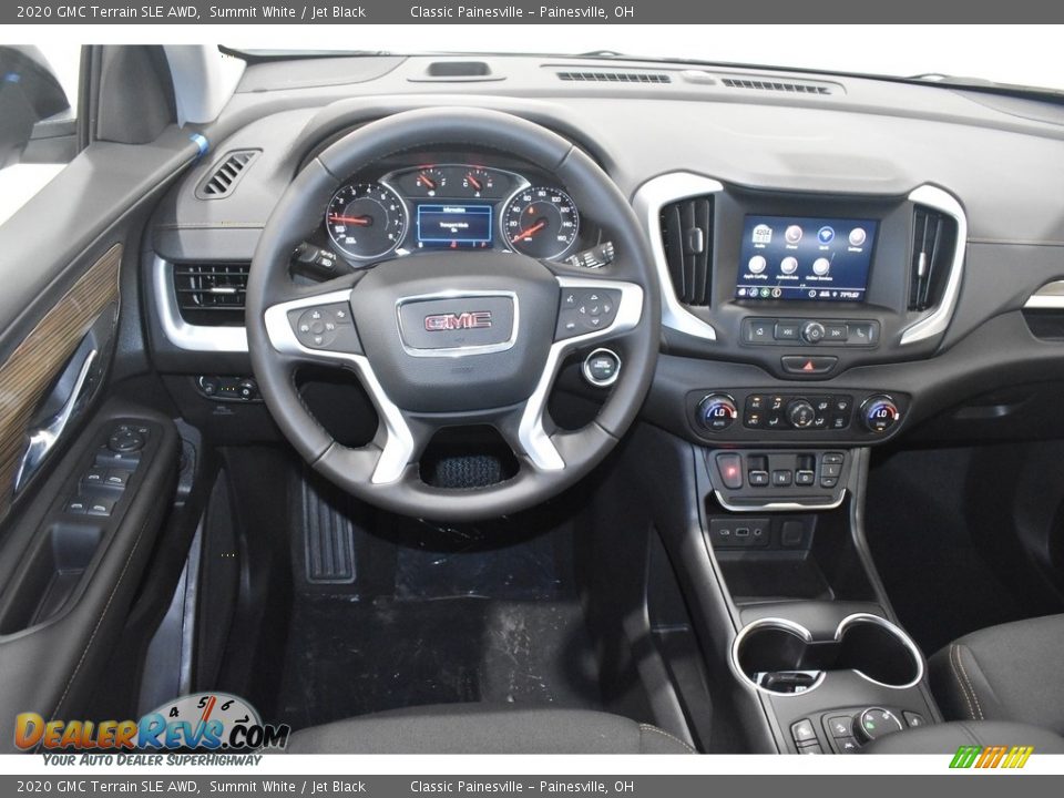 2020 GMC Terrain SLE AWD Summit White / Jet Black Photo #9