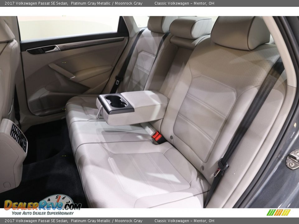 Rear Seat of 2017 Volkswagen Passat SE Sedan Photo #21