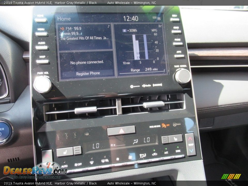 2019 Toyota Avalon Hybrid XLE Harbor Gray Metallic / Black Photo #17