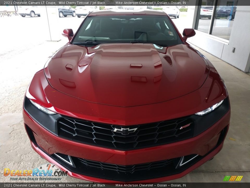 2021 Chevrolet Camaro LT Coupe Wild Cherry Tintcoat / Jet Black Photo #9