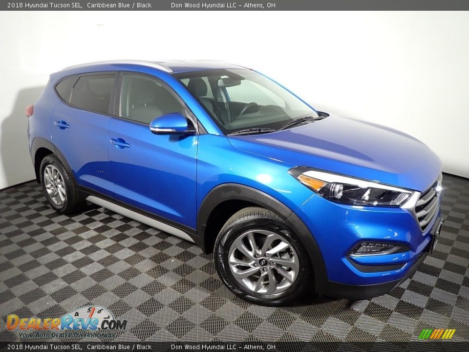 Caribbean Blue 2018 Hyundai Tucson SEL Photo #2