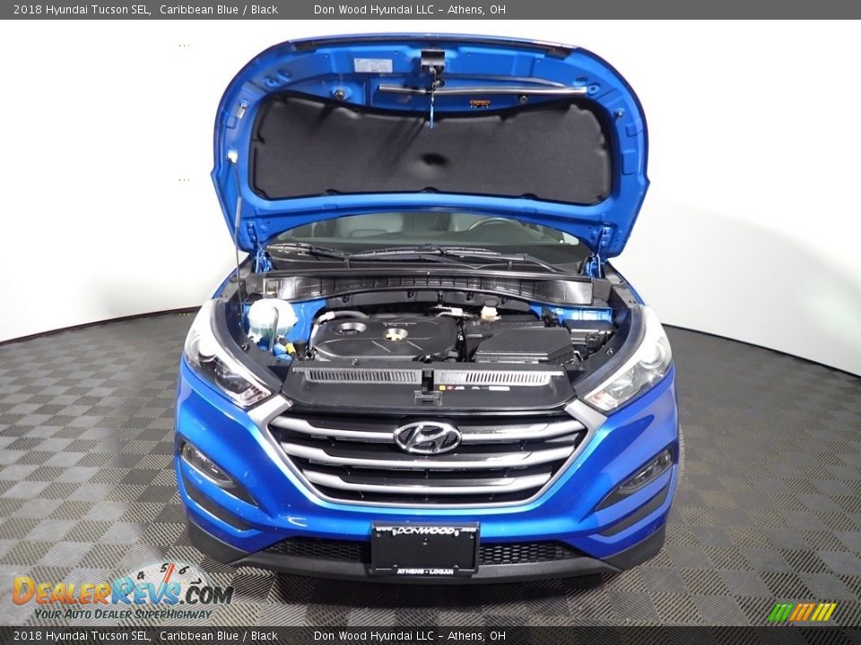 2018 Hyundai Tucson SEL Caribbean Blue / Black Photo #5