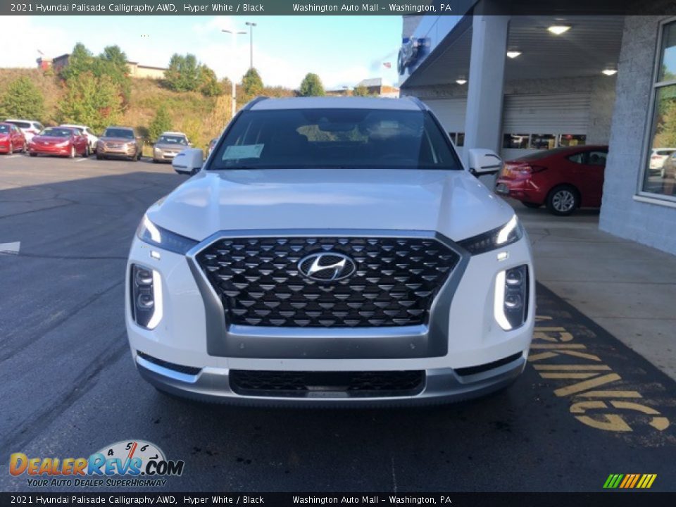 2021 Hyundai Palisade Calligraphy AWD Hyper White / Black Photo #2