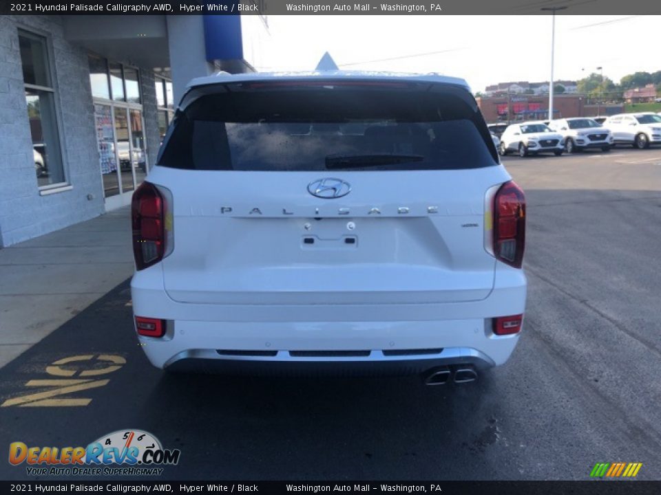2021 Hyundai Palisade Calligraphy AWD Hyper White / Black Photo #4