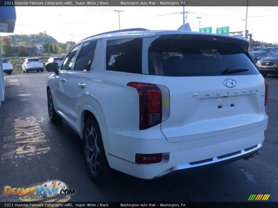 2021 Hyundai Palisade Calligraphy AWD Hyper White / Black Photo #5