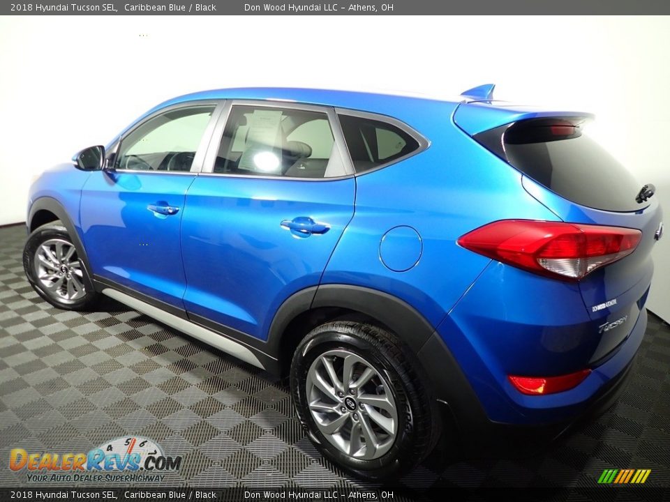 2018 Hyundai Tucson SEL Caribbean Blue / Black Photo #9