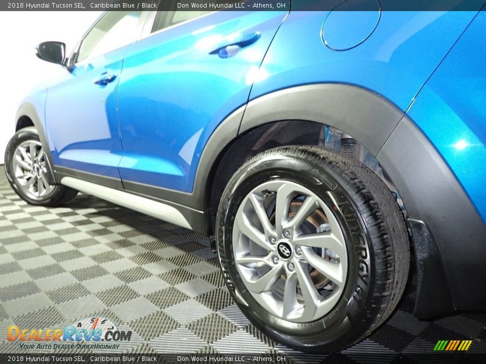 2018 Hyundai Tucson SEL Caribbean Blue / Black Photo #10