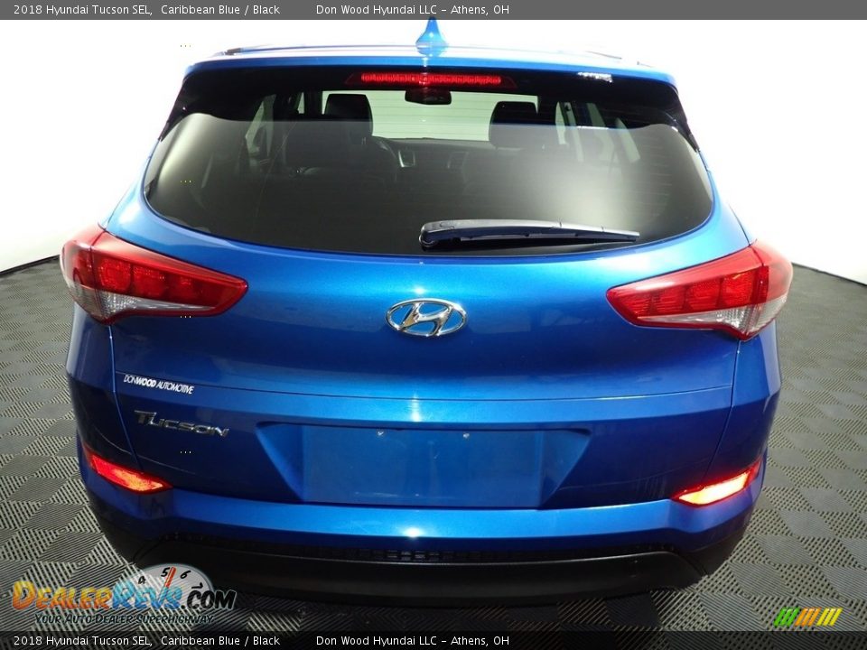 2018 Hyundai Tucson SEL Caribbean Blue / Black Photo #11