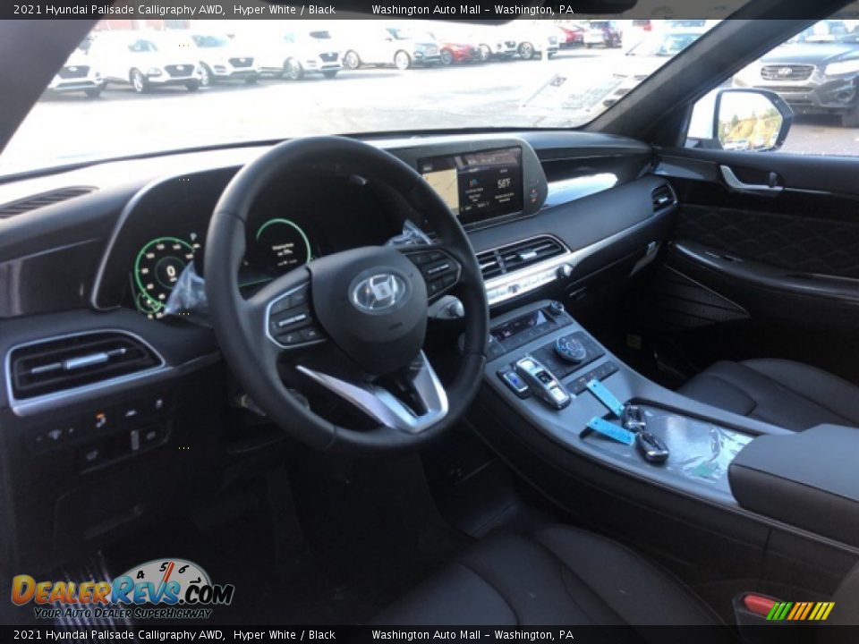 2021 Hyundai Palisade Calligraphy AWD Hyper White / Black Photo #9