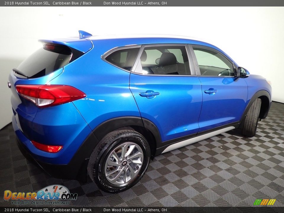 2018 Hyundai Tucson SEL Caribbean Blue / Black Photo #15