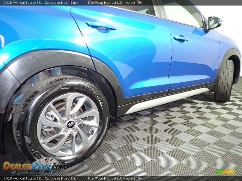 2018 Hyundai Tucson SEL Caribbean Blue / Black Photo #16