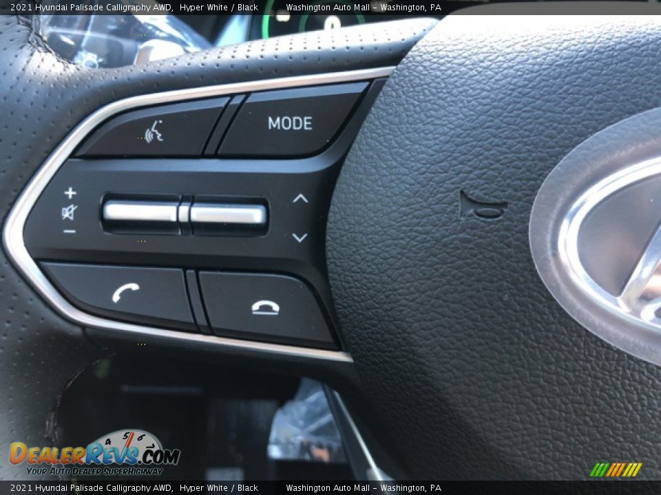 2021 Hyundai Palisade Calligraphy AWD Hyper White / Black Photo #15