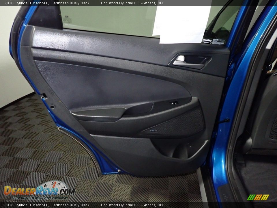 2018 Hyundai Tucson SEL Caribbean Blue / Black Photo #20