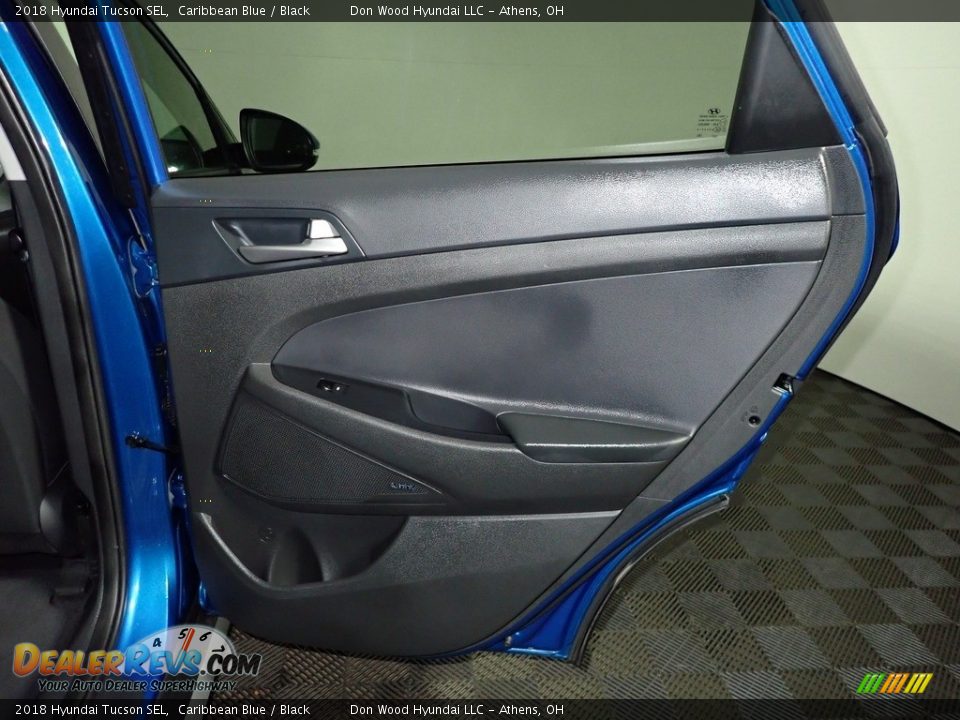 2018 Hyundai Tucson SEL Caribbean Blue / Black Photo #22