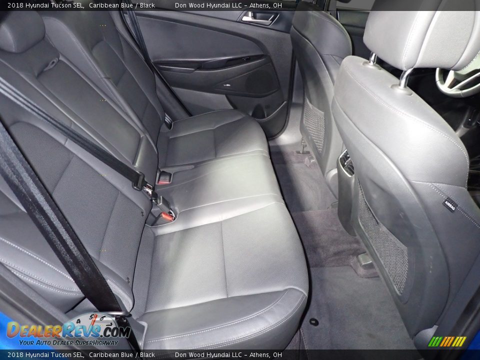 2018 Hyundai Tucson SEL Caribbean Blue / Black Photo #23
