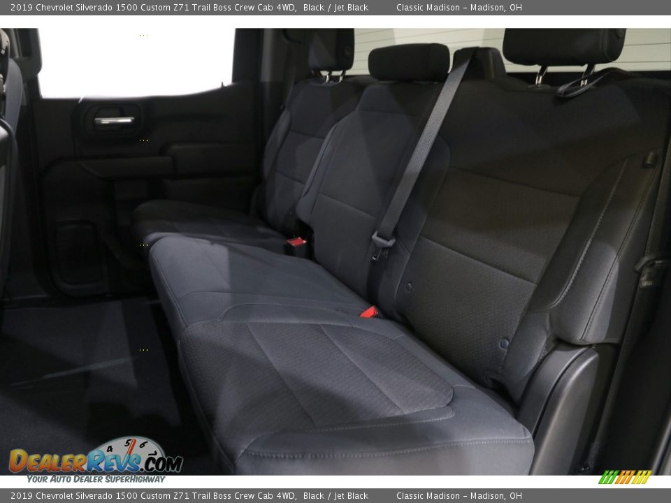 2019 Chevrolet Silverado 1500 Custom Z71 Trail Boss Crew Cab 4WD Black / Jet Black Photo #24