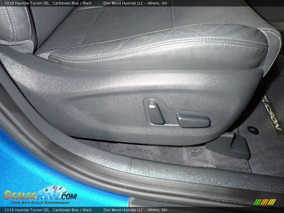 2018 Hyundai Tucson SEL Caribbean Blue / Black Photo #25