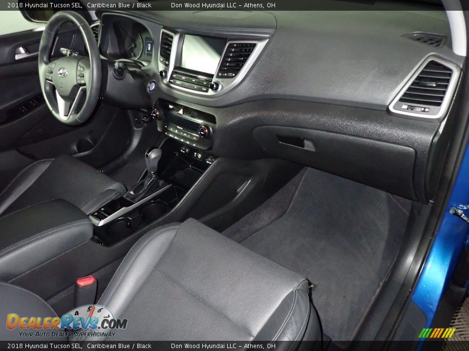 2018 Hyundai Tucson SEL Caribbean Blue / Black Photo #26