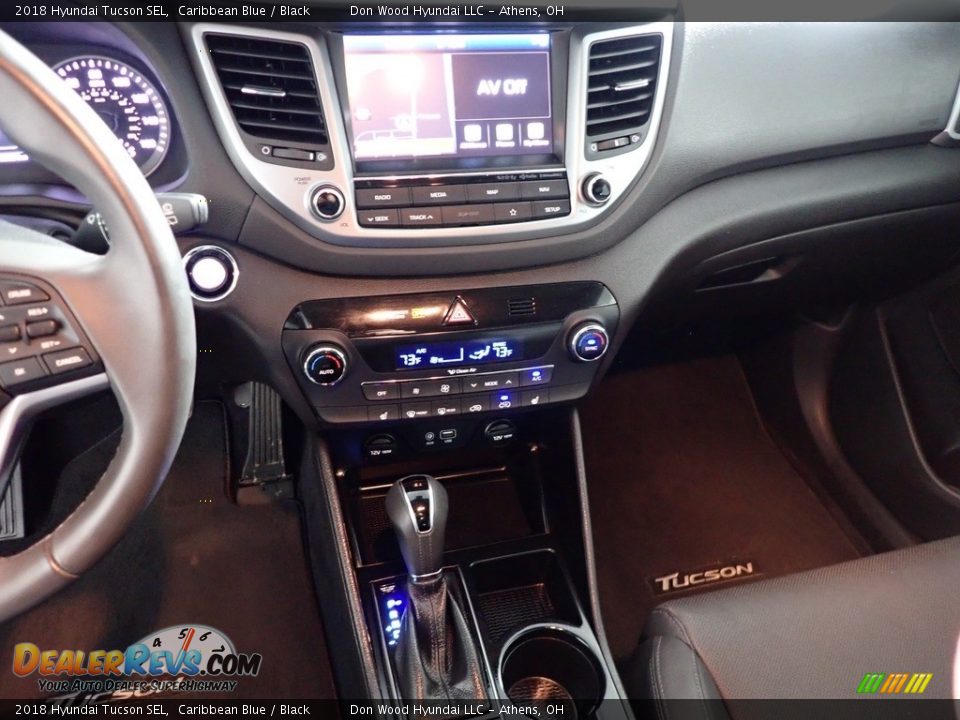 2018 Hyundai Tucson SEL Caribbean Blue / Black Photo #30