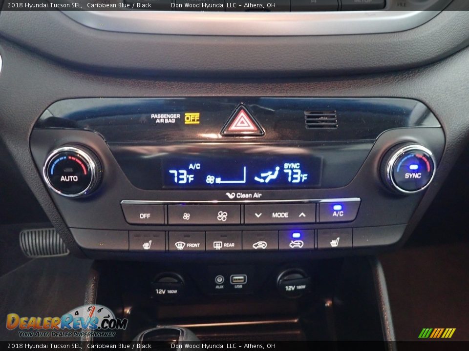 2018 Hyundai Tucson SEL Caribbean Blue / Black Photo #32