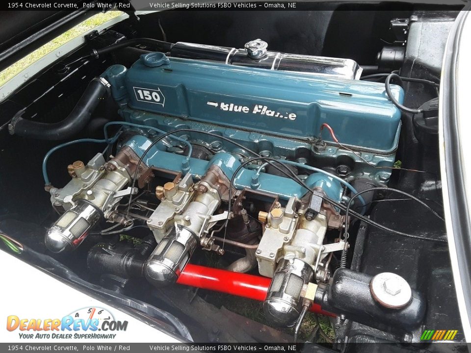 1954 Chevrolet Corvette  Chevy 235 OHV 12-Valve Blue Flame Inline 6 Cylinder Engine Photo #2