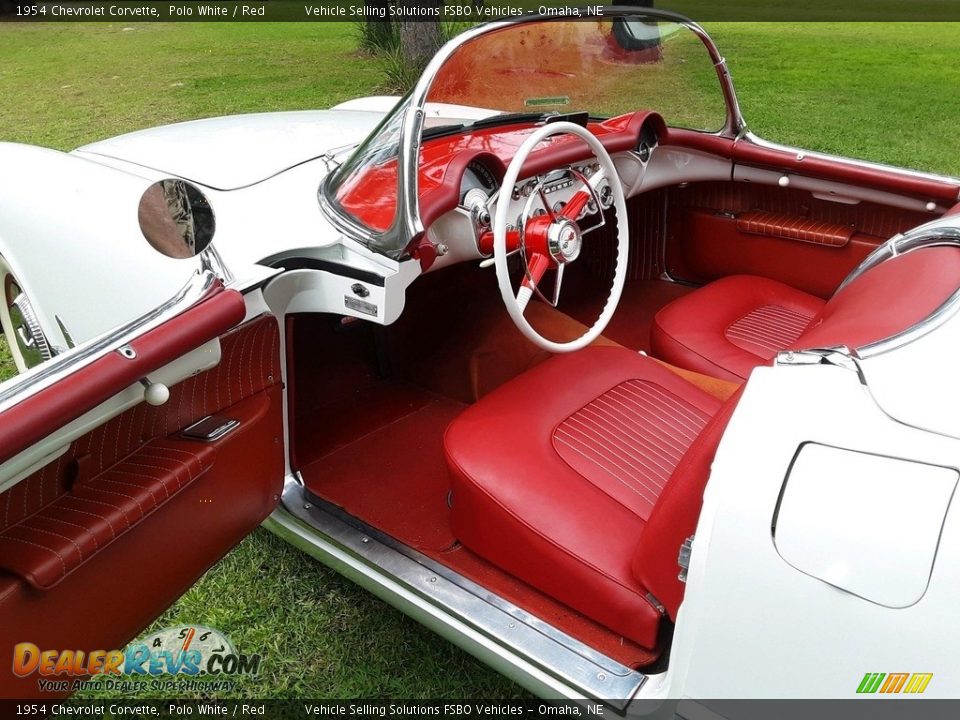 Red Interior - 1954 Chevrolet Corvette  Photo #5