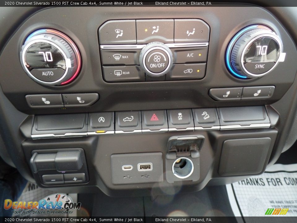 Controls of 2020 Chevrolet Silverado 1500 RST Crew Cab 4x4 Photo #33