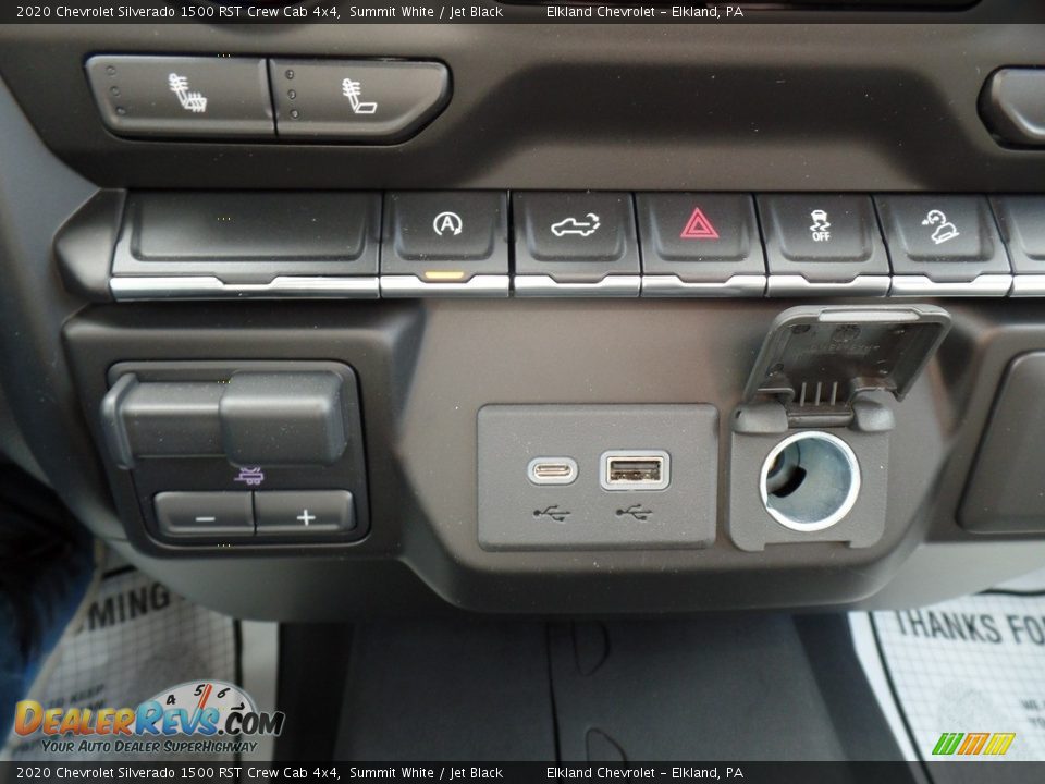 2020 Chevrolet Silverado 1500 RST Crew Cab 4x4 Summit White / Jet Black Photo #35