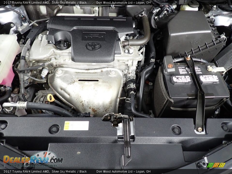 2017 Toyota RAV4 Limited AWD Silver Sky Metallic / Black Photo #9