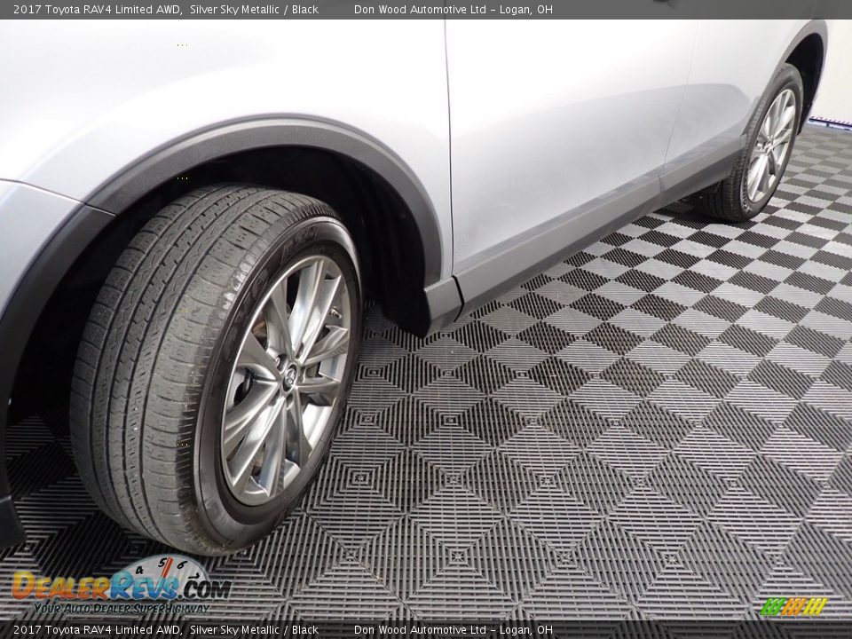 2017 Toyota RAV4 Limited AWD Silver Sky Metallic / Black Photo #11