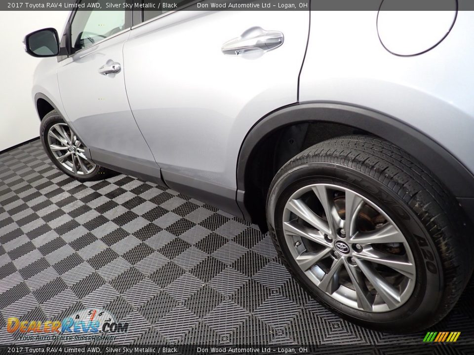 2017 Toyota RAV4 Limited AWD Silver Sky Metallic / Black Photo #12