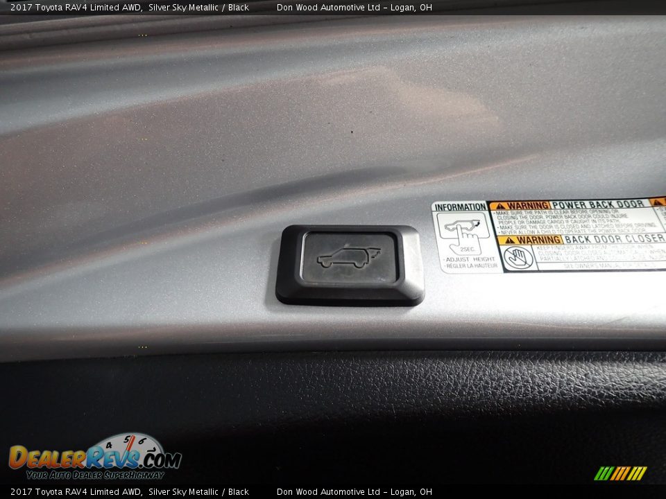 2017 Toyota RAV4 Limited AWD Silver Sky Metallic / Black Photo #18