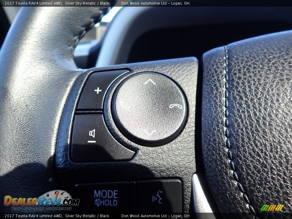 2017 Toyota RAV4 Limited AWD Silver Sky Metallic / Black Photo #27