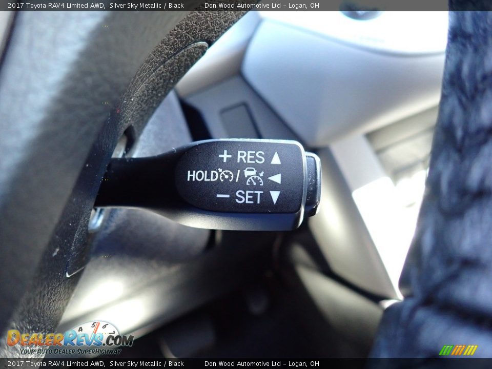 2017 Toyota RAV4 Limited AWD Silver Sky Metallic / Black Photo #28