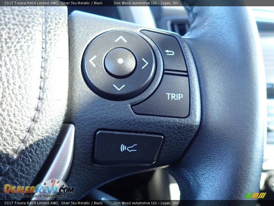 2017 Toyota RAV4 Limited AWD Silver Sky Metallic / Black Photo #29