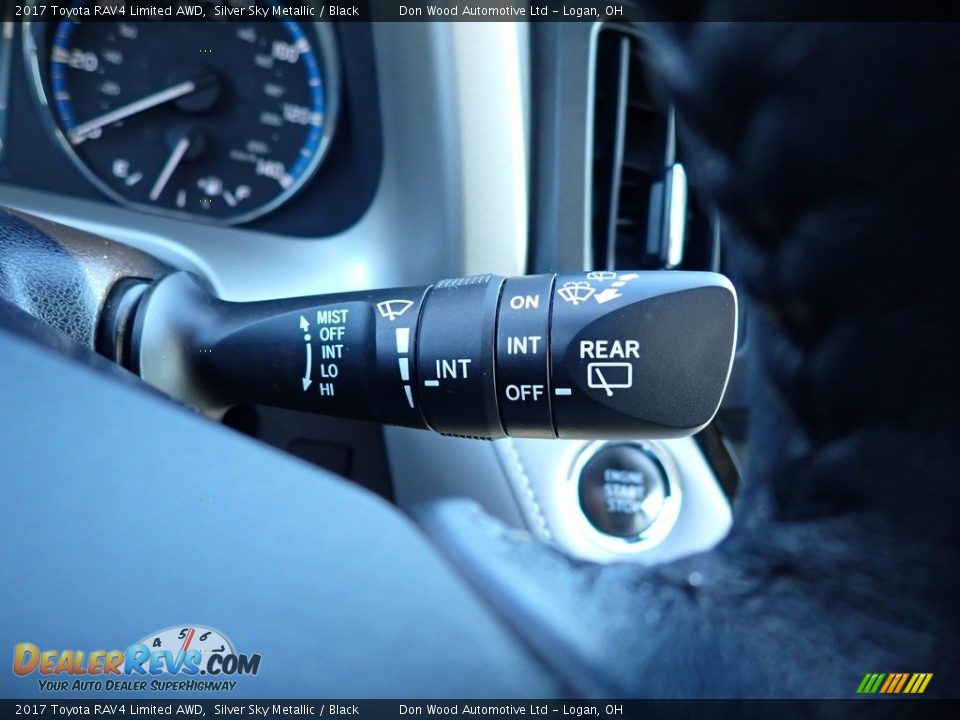 2017 Toyota RAV4 Limited AWD Silver Sky Metallic / Black Photo #30