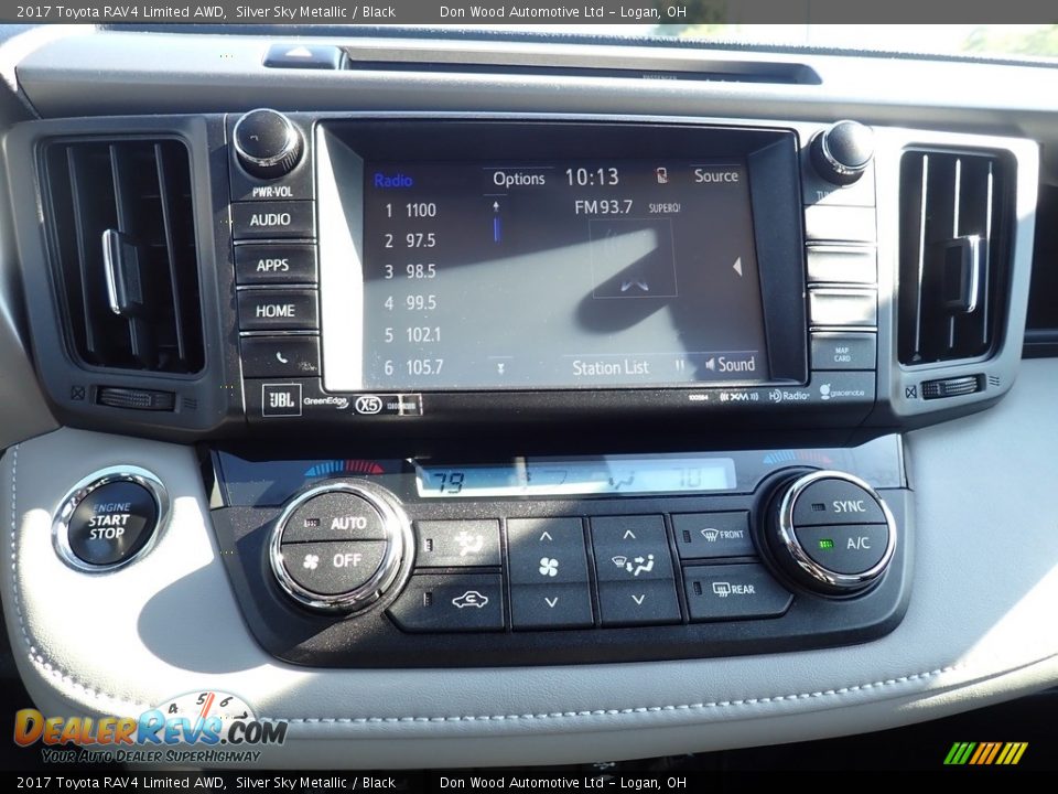 2017 Toyota RAV4 Limited AWD Silver Sky Metallic / Black Photo #31