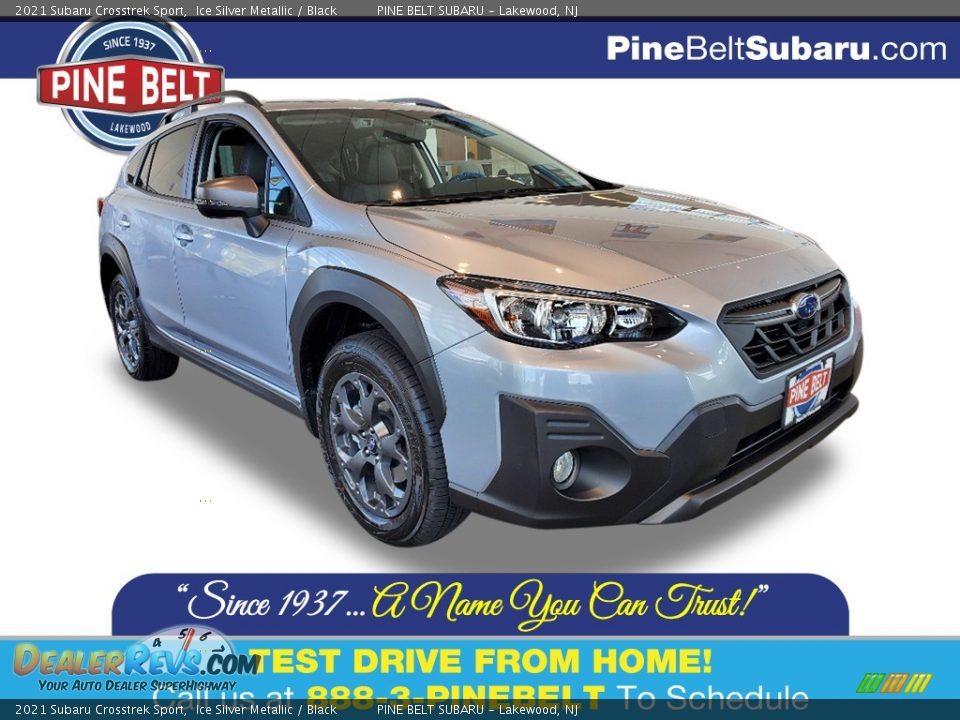2021 Subaru Crosstrek Sport Ice Silver Metallic / Black Photo #1